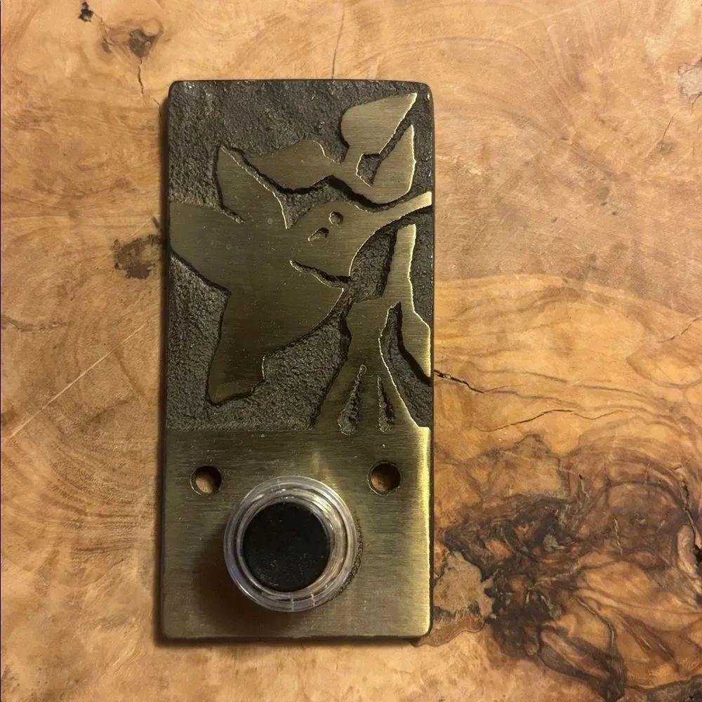 NEW in box Paul Strauch Studio Brass Doorbell Cover